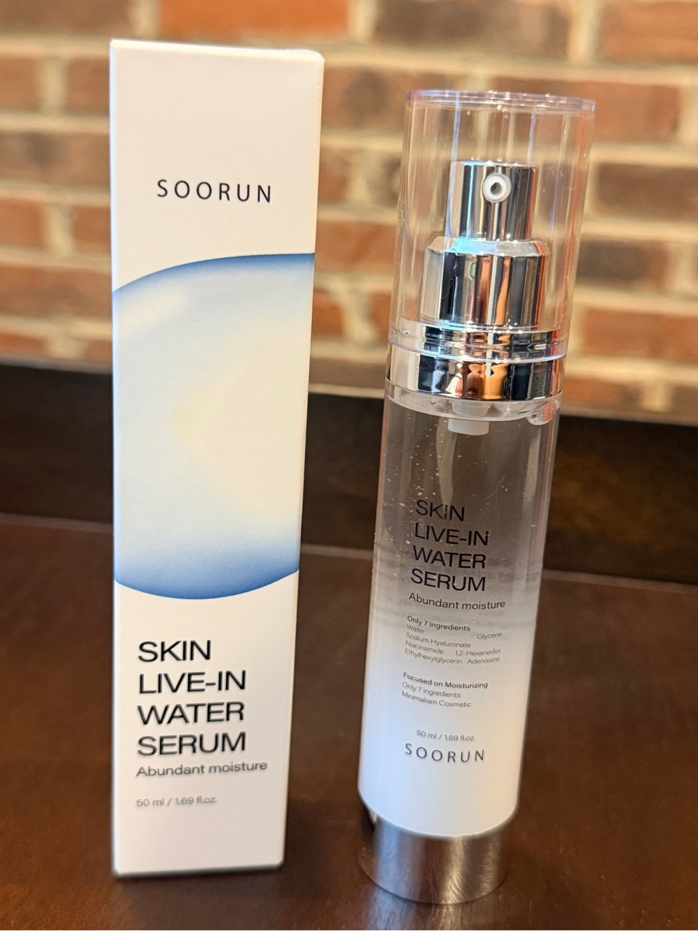 SOORUN Korean Skin Live-In Water Serum – Hydrating Face Serum NEW